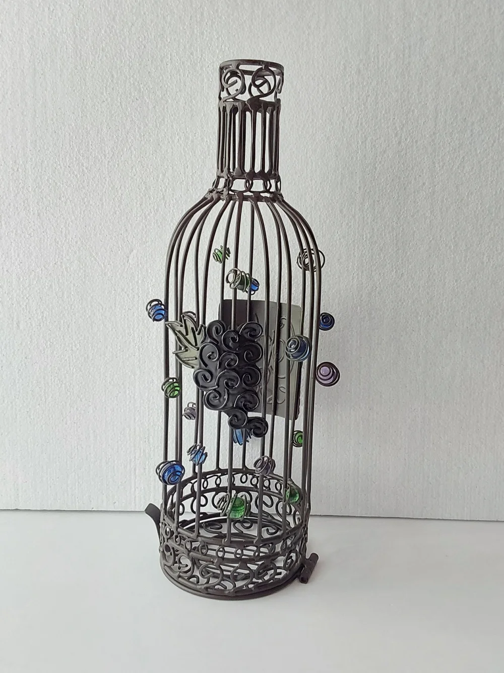 Decorative Metal Bird Cage Corks Holder